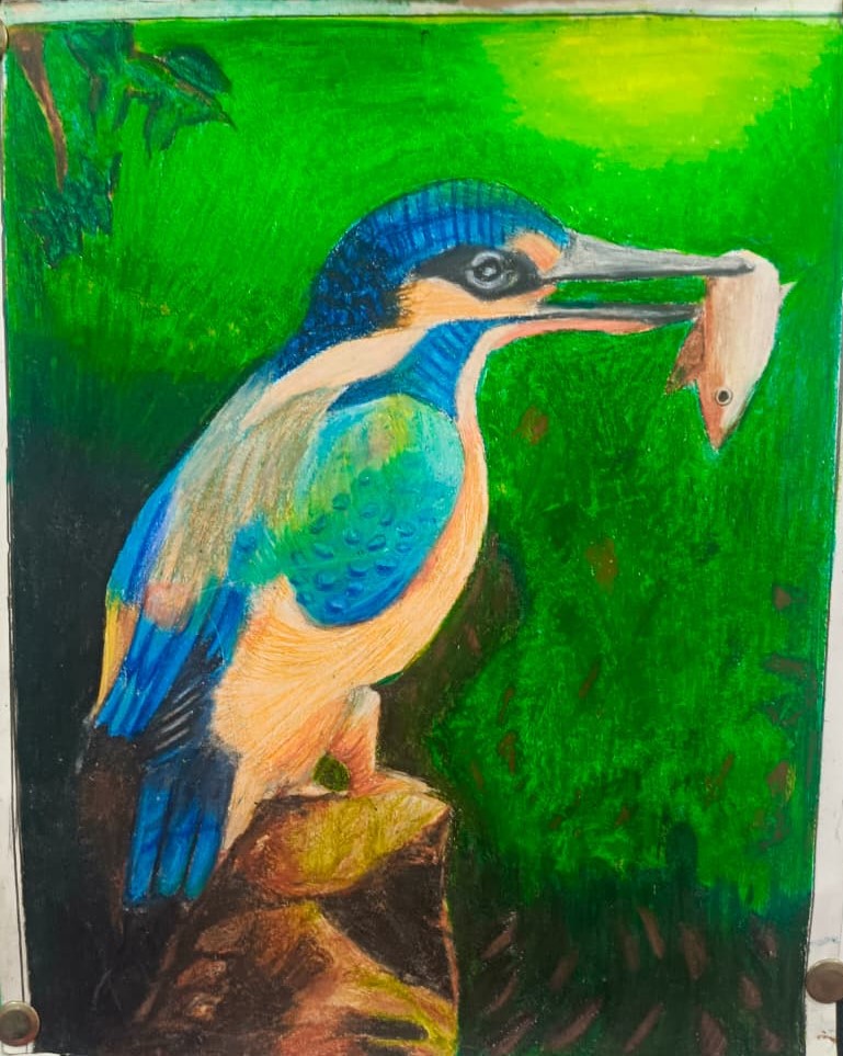 Detailed pencil sketch